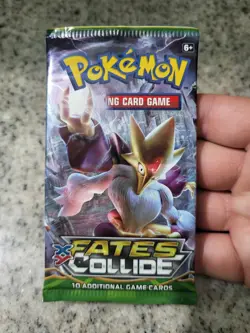 Pokemon 2016 XY Fates Collide Booster Pack Alakazam - Image 1