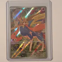 Pokemon Zacian 100/094 Phantasmal Flames Illustration Rare English 2025 Basic 1… - Image 1