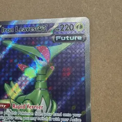 Iron Leaves EX 186/162 SV05: Temporal Forces Holo Full Art Pokemon TCG NM - Image 3