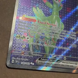 Iron Leaves EX 186/162 SV05: Temporal Forces Holo Full Art Pokemon TCG NM - Image 4