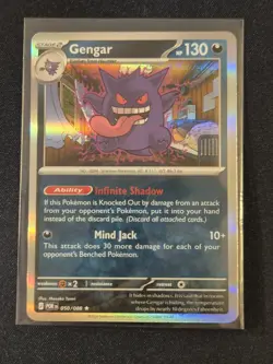 Pokemon TCG Gengar 050/088 Mega Evolution Perfect Order Holo - Image 1