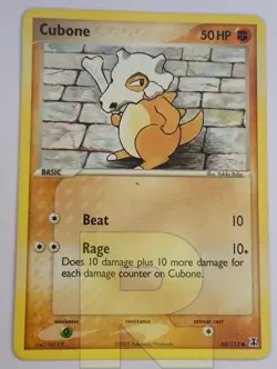 Cubone ® EX Specie Delta 60/113 ® Comune ® Pokemon ® Inglese ® Good - Image 1
