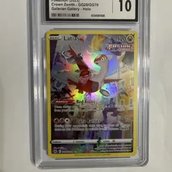 Pokemon TCG Latias GG20/GG70 Crown Zenith Galarian Gallery CGC 10 GEM MINT - Image 4