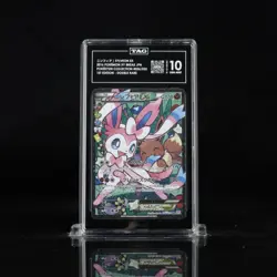 2016 Pokemon Japanese Pokekyun Sylveon EX Full Art 1st Edition 026 TAG 10 - Image 1