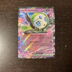 Pokemon TCG - Double Rare Meloetta Ex 044/086 - Black Bolt - Near Mint - Image 1