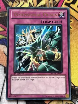 Dimensional Prison RYMP-EN084 LP 1st Edition Ultra Rare Yu-Gi-Oh - Image 1