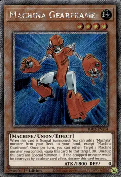 Machina Gearframe - Platinum Secret Rare 1st Edition RA03-EN234 - NM - YuGiOh - Image 1