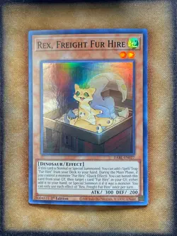 Yugioh Rex, Freight Fur Hire DABL-EN027 Super Rare 1st Ed NM - Image 1