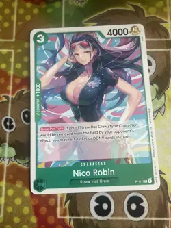 Nico Robin P-111 NM Heroines Battle Promo English One Piece - Image 1