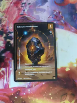 Wonders of The First Call Of The Stones Heliosynth Formless Stone MYTHIC Paper - Image 1