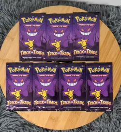 Pokemon Halloween Trick or Trade Booster Bundle Lot Of 7 Packs (21 cards) - Image 1