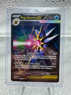 Mega Starmie EX 118/088 Rare Holo Stage 1 Water 330HP Pokemon TCG POR Card - Image 1