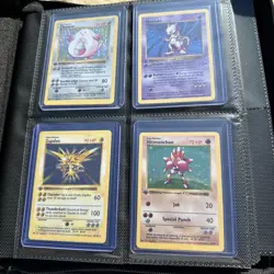 Pokemon 1st Edition Base Set Shadowless Pokemon Cards LP-HP + Shadowless ZARD - Image 2