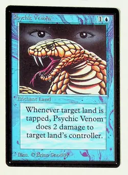 Psychic Venom - Collector's Edition - 1993 - Magic Regular Card - Image 1