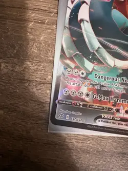 Pokemon TCG Copperajah VMAX Holo Ultra Rare Card Rebel Clash 137/192 - Image 5