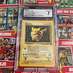 Pikachu CGC 7 - Black Star Promo 1 - Pokemon Card - Image 1