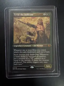 MTG - Tyvar the Bellicose - FOIL ETCHED - Legendary Creature - MAT #148 - Mythic - Image 1