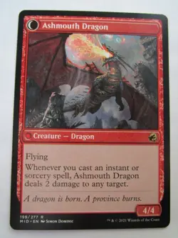 MTG Smoldering Egg 159/277 Mid Midnight Hunt Rare Near Mint!! - Image 2