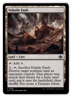 Volatile Fault 286 The Lost Caverns of Ixalan Normal NM - Image 1