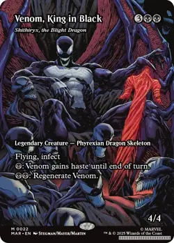 Venom, King in Black - Skithiryx, the Blight Dragon (Borderless) [MAR - 22] -... - Image 1