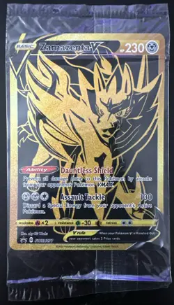 Pokemon 2020 Sword & Shield Zamazenta V SWSH077 Black Star Promo Sealed - NM - Image 1