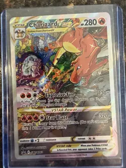 Pokemon TCG Charizard V Star SWSH262 Holo Promo Card Sword And Shield - Image 3