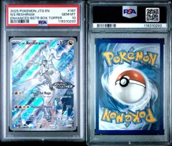 Pokemon TCG N's Reshiram Stamped Illustration Rare Promo Card 167/159 PSA 10 - Image 2