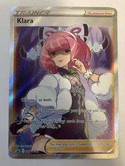 Pokemon TCG Klara SWSH302 Black Star Promo Full Art Trainer NM/M - Image 1