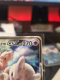 2019 POKEMON SM BLACK STAR PROMO #SM191 FULL ART/MEWTWO & MEW GX - Image 3