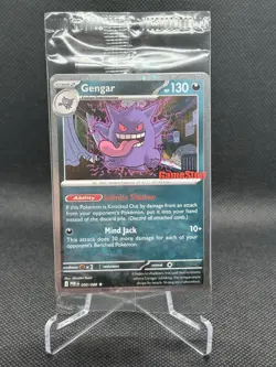 Pokemon Gengar GameStop Promo Card 050/088 ReverseHolo Pokemon TCG Perfect Order - Image 1