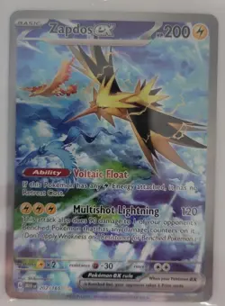 Zapdos ex 202/165 - Scarlet & Violet 151 - SIR Alt Art - Pokemon TCG - LP/EX - Image 1
