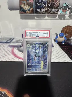 Poliwhirl 176/165 Illustration Rare Holo Pokemon Scarlet & Violet 151 PSA 10 - Image 1