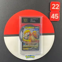 Pokemon TCG Chinese Dragonite V RR - Crown Zenith, CS4.5C 038/063 Grade10 - Image 1