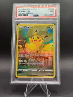 2023 Pokemon TCG Pikachu #GG30/GG70 Crown Zenith FA - PSA 9 - Image 1