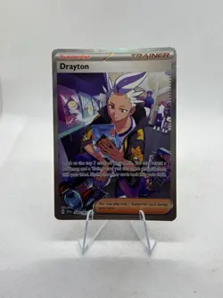 Drayton 244/191 Special Illustration Rare Holo NM Pokemon SV08 Surging Sparks - Image 1