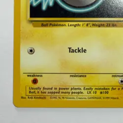 Pokemon TCG Voltorb Base Set #67/102 WOTC Vintage 1999 - Image 5