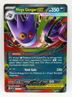 Mega Gengar ex 125/217 Ascended Heroes NM Double Rare Holo Pokemon TCG - Image 1