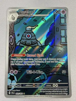 Pokemon Dusclops 069/064 Sv: Shrouded Fable Illustration Rare Holo NM - Image 1