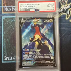 2022 Pokemon Sword And Shield Astral Radiance Garchomp V TG23 PSA 8 NM - Image 1