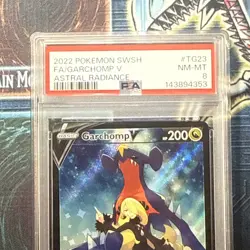 2022 Pokemon Sword And Shield Astral Radiance Garchomp V TG23 PSA 8 NM - Image 3