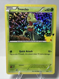 Treecko - 3/25 McDonald's 25th Anniversary Promo 003/025 Pokemon TCG NM - Image 1