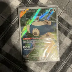 Pokemon TCG Snorlax SVP 051 Scarlet Violet 151 Black Star Promo NM/M Sealed Holo - Image 2