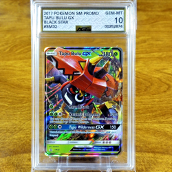 Pokemon SM Black Star Promo Tapu Bulu GX SM32 AGS Gem-MT 10 Holo 2017 - Image 1