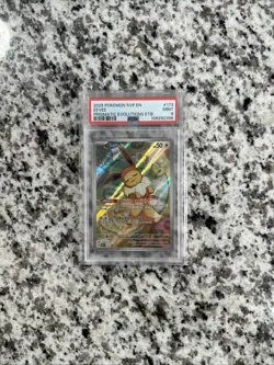 Pokemon Eevee TCG 173 Holo Promo Prismatic Evolutions PSA 9 - Image 1