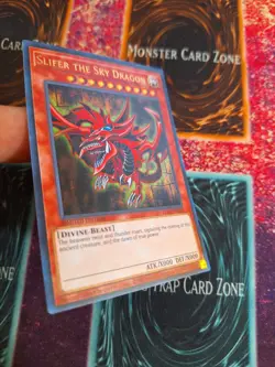 Yu-Gi-Oh! Slifer the Sky Dragon LC01-EN002 Limited Ultra Rare NM/LP - Image 2