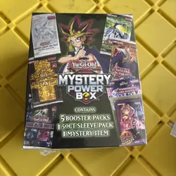 Yu-Gi-Oh Mystery Power Box 🔥 Five Booster Packs, 50 Ct Sleeve, Mystery Item! - Image 1