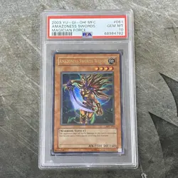 2003 Yugioh MFC Amazoness Swords Woman Magician Force PSA Gem Mint 10 LOW POP! - Image 1