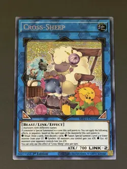 Yu-Gi-Oh Cross-Sheep MP21-EN018 Secret Rare 1st Edition - Image 1