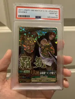 PSA 10 2011 One Piece Onepy Berry Berry Match Volume.13 Shanks PHC002 - Image 1