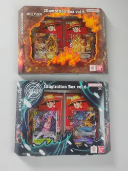 One Piece TCG Illustration Box Vol 5 and Vol 6 BUNDLE FACTORY SEALED - Image 1